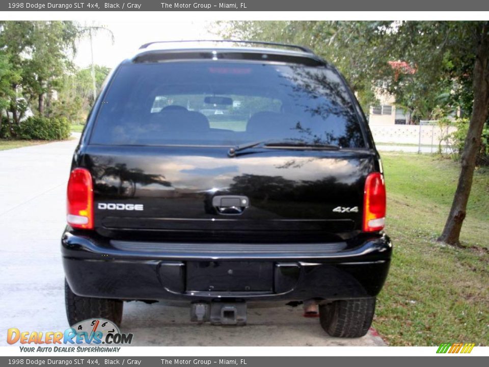 1998 Dodge Durango SLT 4x4 Black / Gray Photo #10