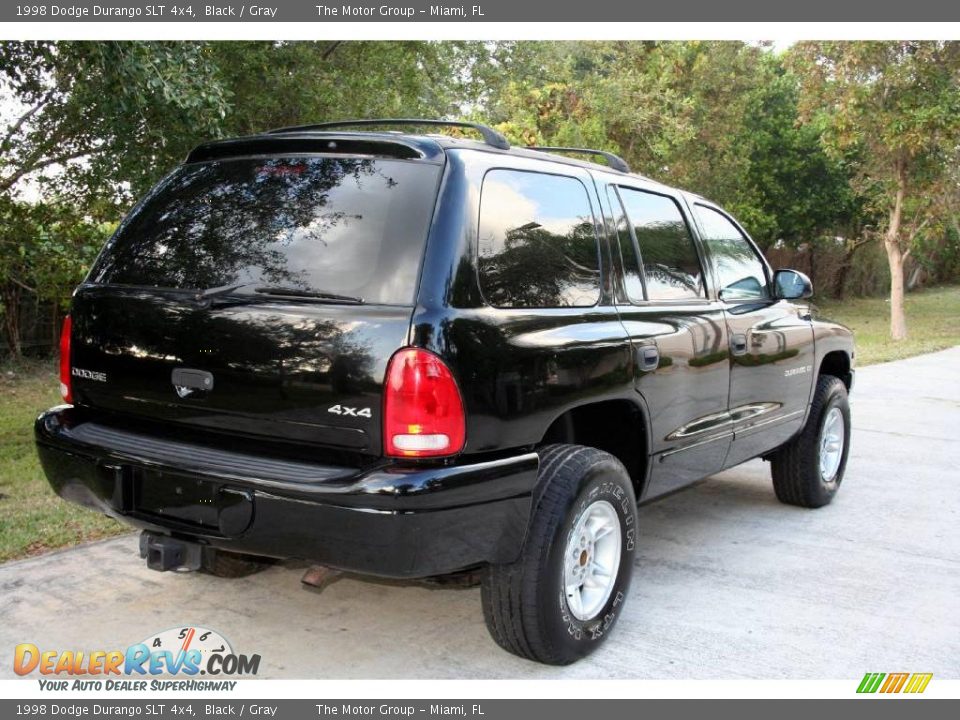 1998 Dodge Durango SLT 4x4 Black / Gray Photo #11