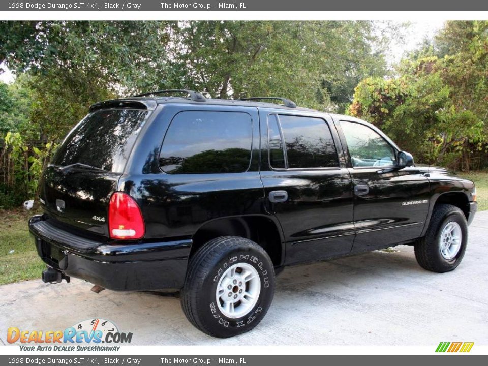 1998 Dodge Durango SLT 4x4 Black / Gray Photo #12