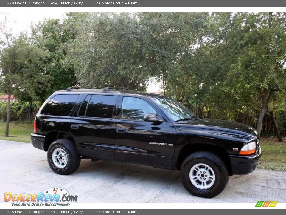 1998 Dodge Durango SLT 4x4 Black / Gray Photo #16