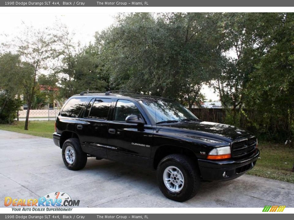 1998 Dodge Durango SLT 4x4 Black / Gray Photo #17