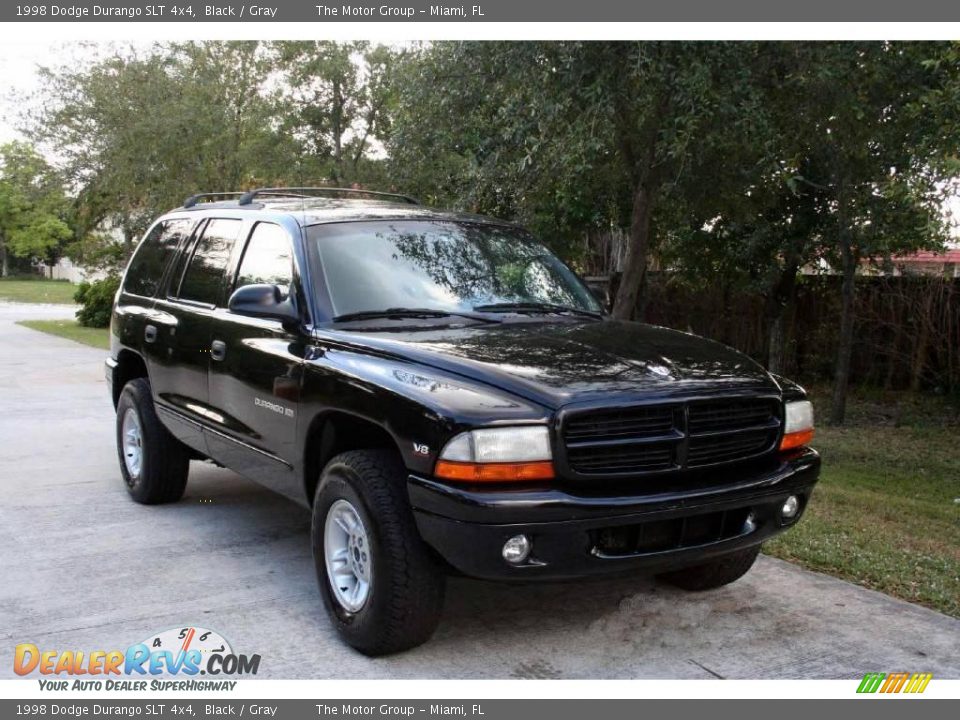 1998 Dodge Durango SLT 4x4 Black / Gray Photo #18