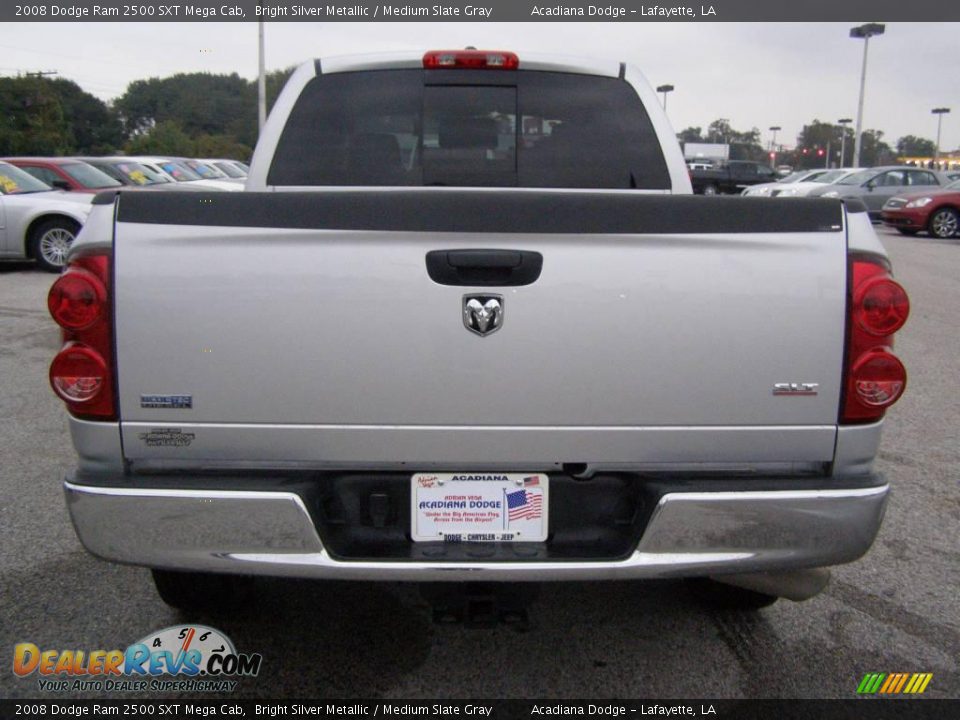 2008 Dodge Ram 2500 SXT Mega Cab Bright Silver Metallic / Medium Slate Gray Photo #4