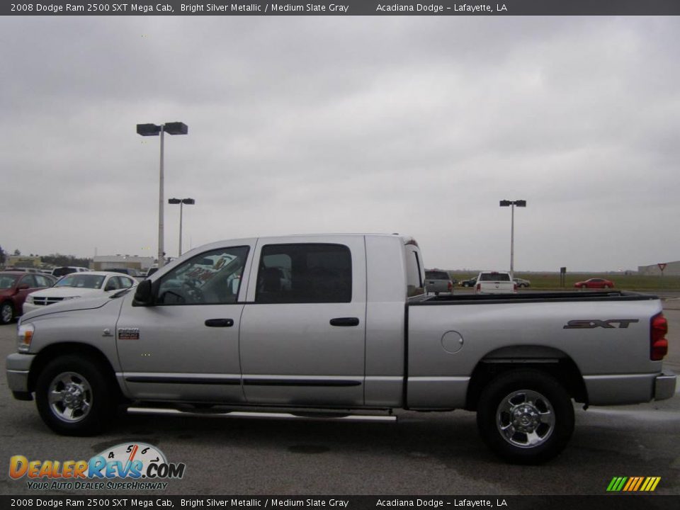 2008 Dodge Ram 2500 SXT Mega Cab Bright Silver Metallic / Medium Slate Gray Photo #6