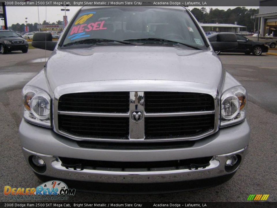 2008 Dodge Ram 2500 SXT Mega Cab Bright Silver Metallic / Medium Slate Gray Photo #8