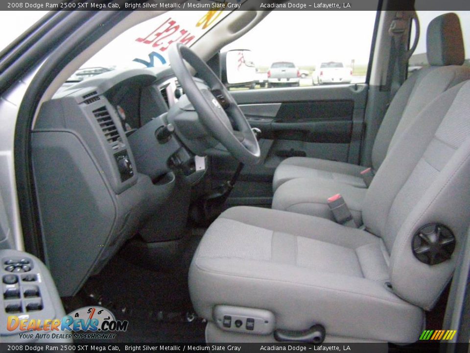 2008 Dodge Ram 2500 SXT Mega Cab Bright Silver Metallic / Medium Slate Gray Photo #9
