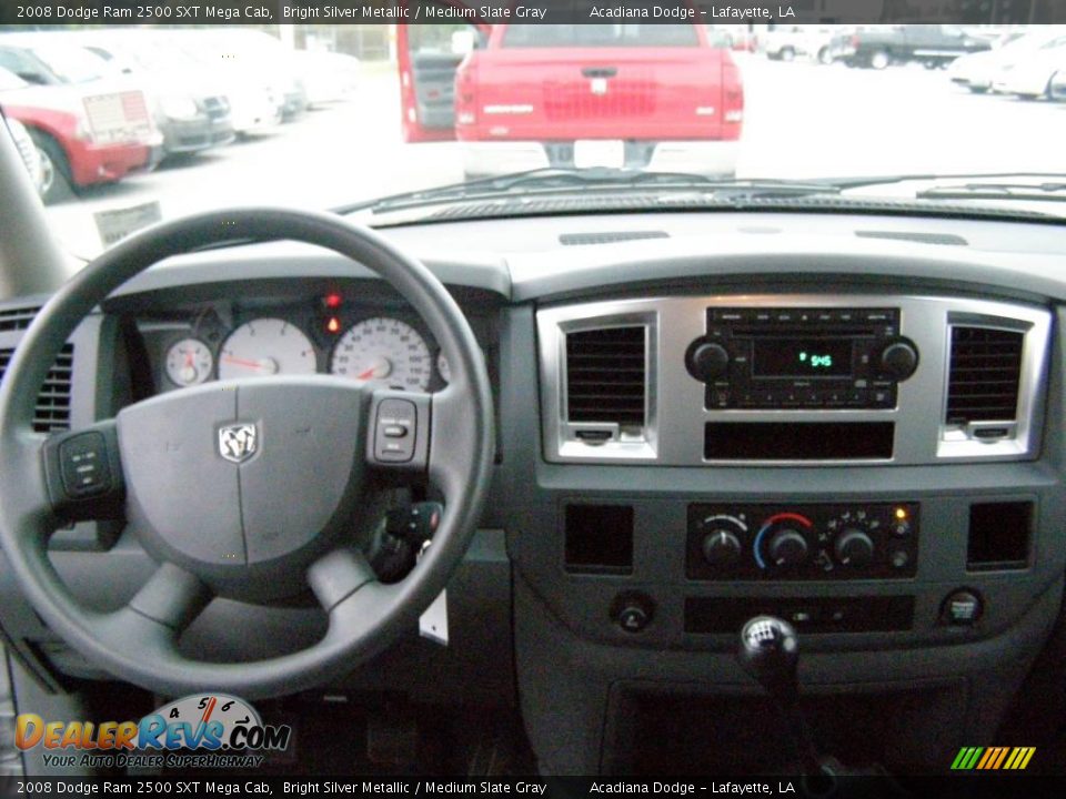 2008 Dodge Ram 2500 SXT Mega Cab Bright Silver Metallic / Medium Slate Gray Photo #11