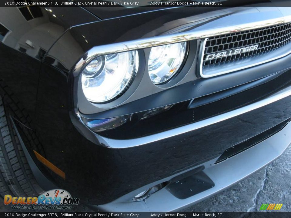 2010 Dodge Challenger SRT8 Brilliant Black Crystal Pearl / Dark Slate Gray Photo #4