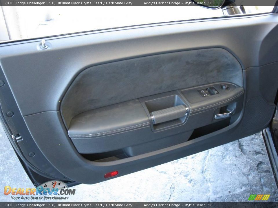 2010 Dodge Challenger SRT8 Brilliant Black Crystal Pearl / Dark Slate Gray Photo #13