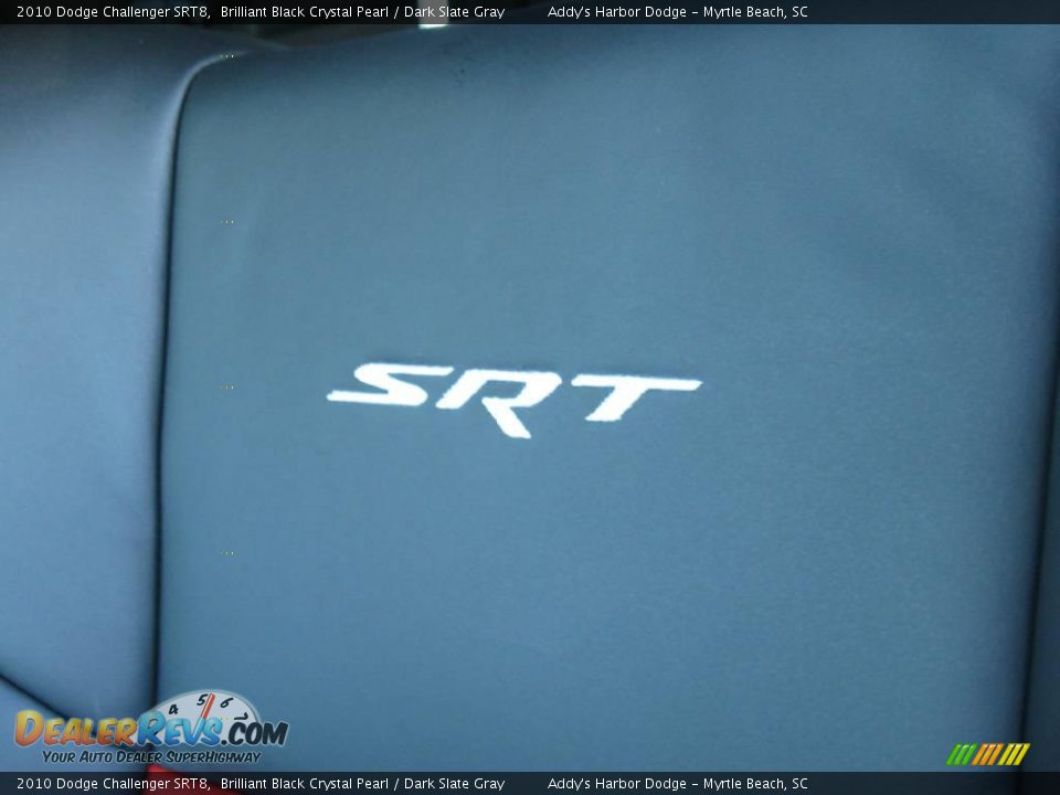 2010 Dodge Challenger SRT8 Brilliant Black Crystal Pearl / Dark Slate Gray Photo #15