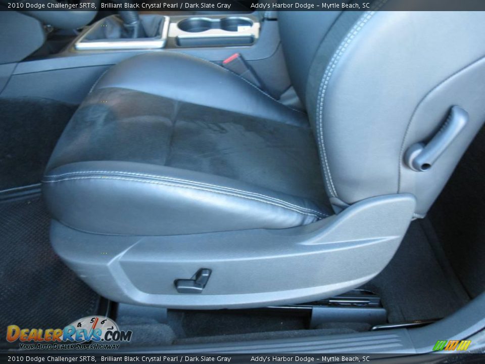 2010 Dodge Challenger SRT8 Brilliant Black Crystal Pearl / Dark Slate Gray Photo #16