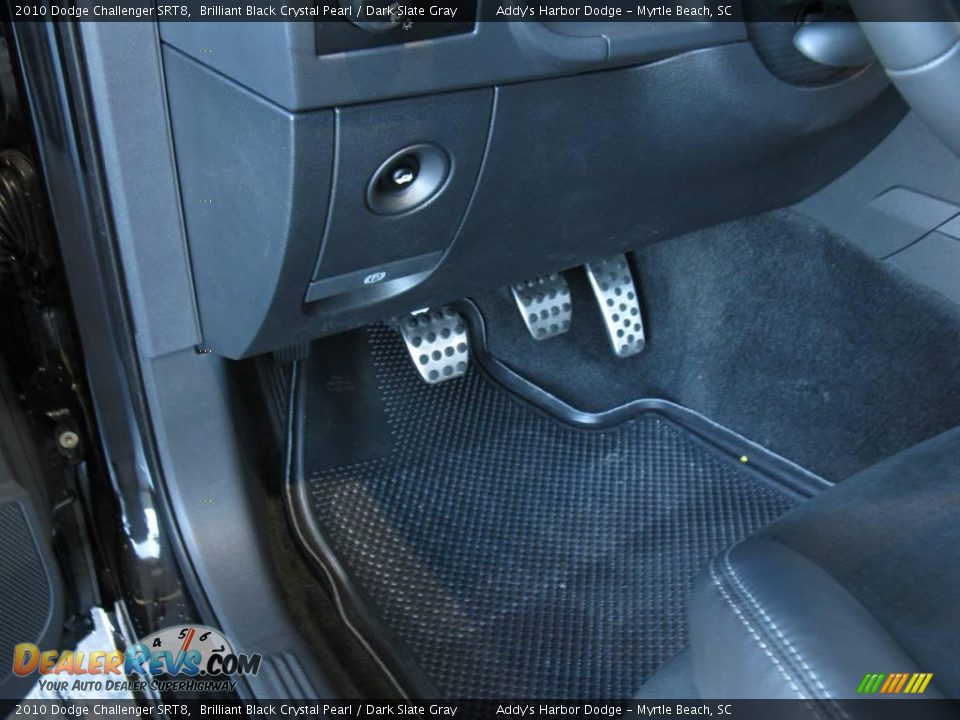 2010 Dodge Challenger SRT8 Brilliant Black Crystal Pearl / Dark Slate Gray Photo #17