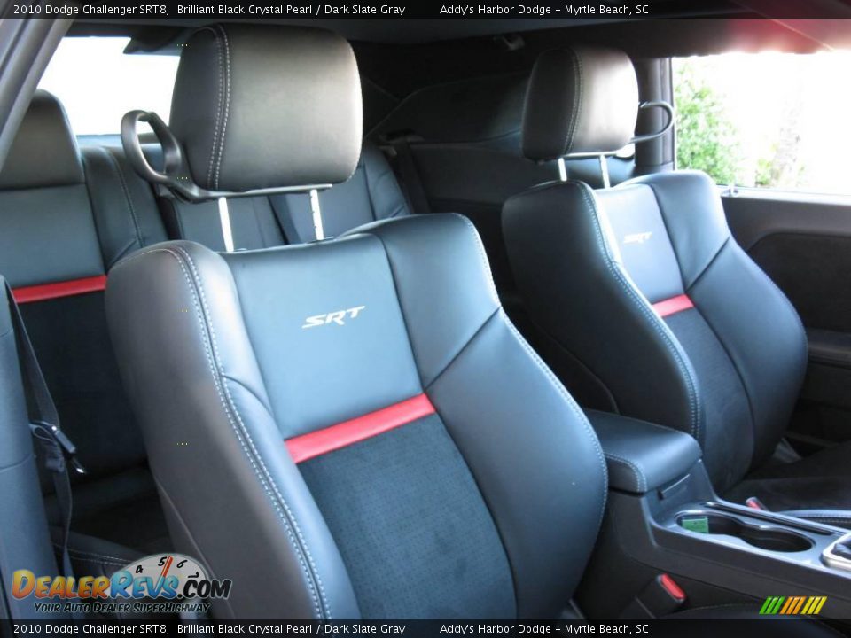2010 Dodge Challenger SRT8 Brilliant Black Crystal Pearl / Dark Slate Gray Photo #18