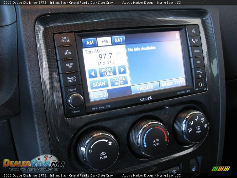 2010 Dodge Challenger SRT8 Brilliant Black Crystal Pearl / Dark Slate Gray Photo #24