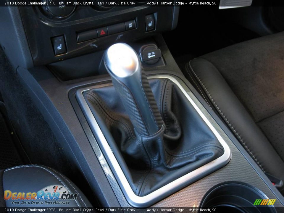 2010 Dodge Challenger SRT8 Brilliant Black Crystal Pearl / Dark Slate Gray Photo #26
