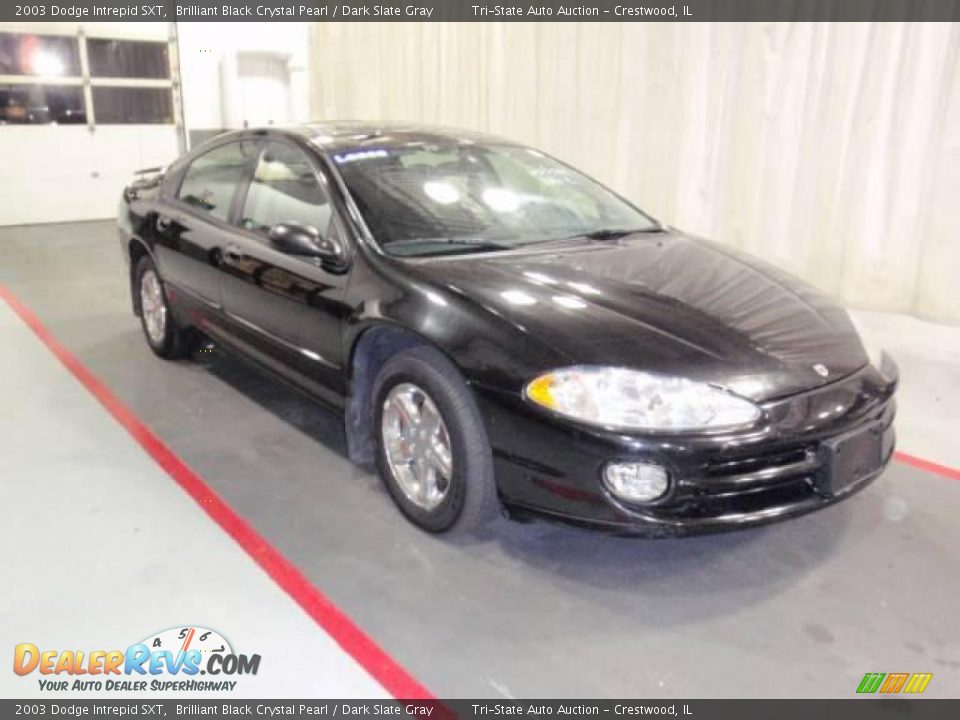 2003 Dodge Intrepid SXT Brilliant Black Crystal Pearl / Dark Slate Gray Photo #1