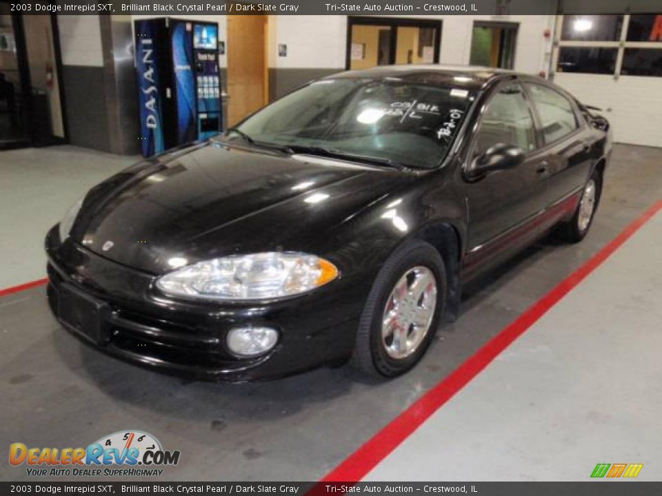 2003 Dodge Intrepid SXT Brilliant Black Crystal Pearl / Dark Slate Gray Photo #3