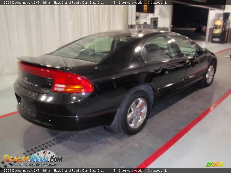 2003 Dodge Intrepid SXT Brilliant Black Crystal Pearl / Dark Slate Gray Photo #4