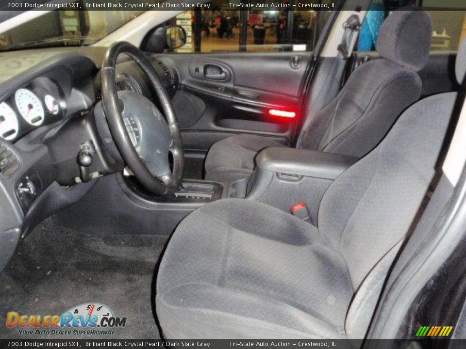 2003 Dodge Intrepid SXT Brilliant Black Crystal Pearl / Dark Slate Gray Photo #5