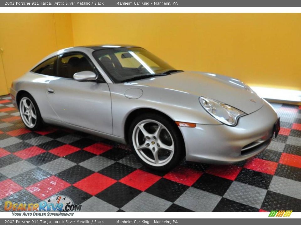 2002 Porsche 911 Targa Arctic Silver Metallic / Black Photo #1