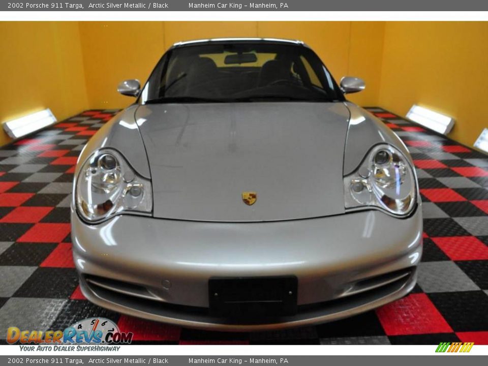 2002 Porsche 911 Targa Arctic Silver Metallic / Black Photo #2