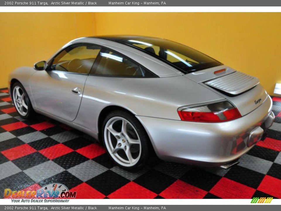 2002 Porsche 911 Targa Arctic Silver Metallic / Black Photo #4