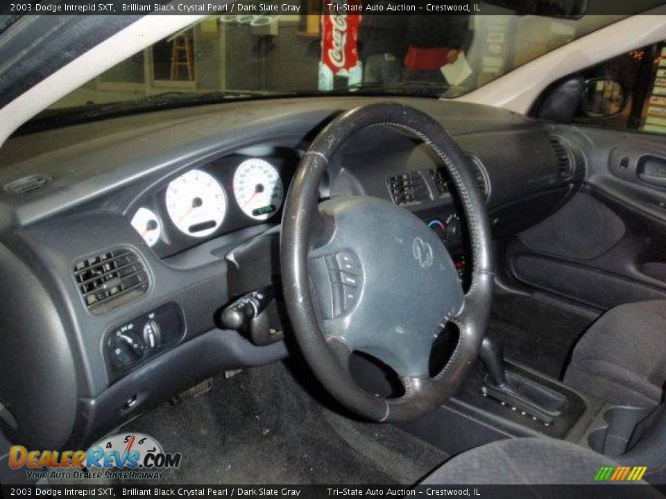 2003 Dodge Intrepid SXT Brilliant Black Crystal Pearl / Dark Slate Gray Photo #10