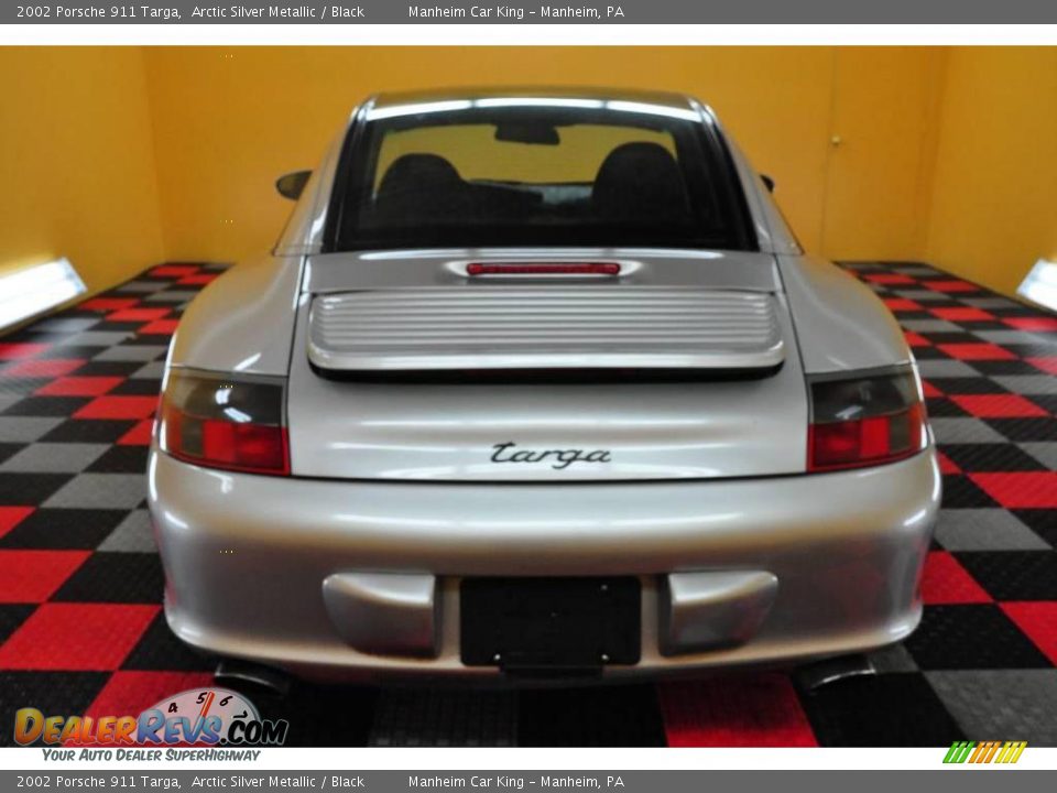 2002 Porsche 911 Targa Arctic Silver Metallic / Black Photo #5