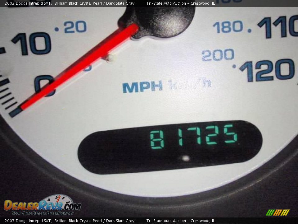 2003 Dodge Intrepid SXT Brilliant Black Crystal Pearl / Dark Slate Gray Photo #14