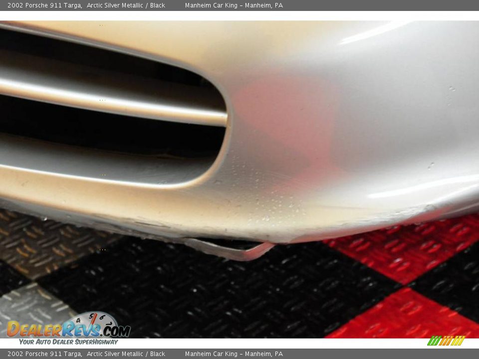 2002 Porsche 911 Targa Arctic Silver Metallic / Black Photo #18