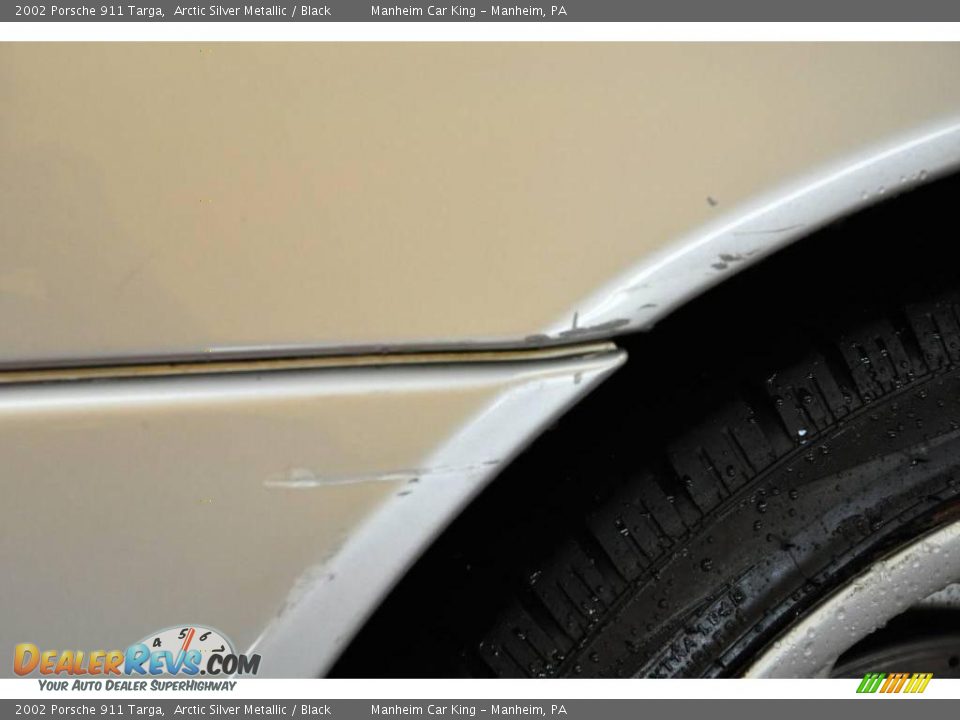 2002 Porsche 911 Targa Arctic Silver Metallic / Black Photo #19