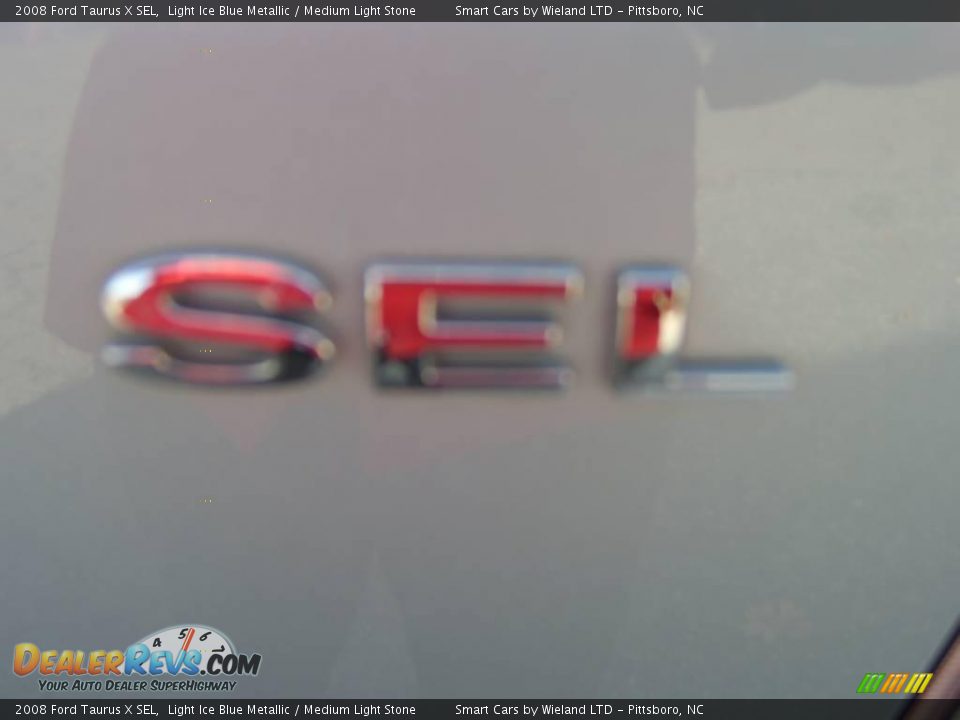 2008 Ford Taurus X SEL Light Ice Blue Metallic / Medium Light Stone Photo #10
