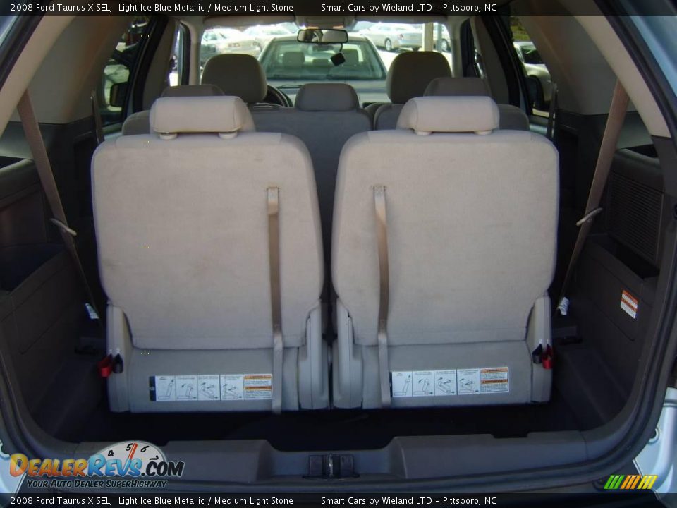 2008 Ford Taurus X SEL Light Ice Blue Metallic / Medium Light Stone Photo #12