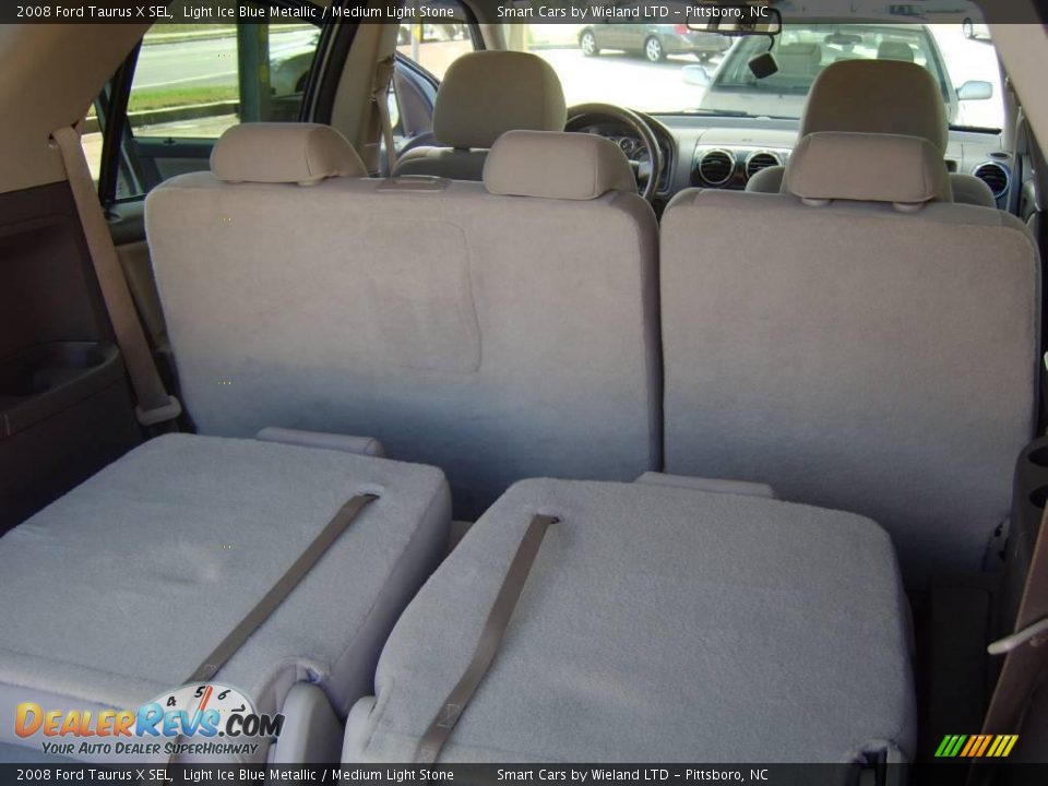 2008 Ford Taurus X SEL Light Ice Blue Metallic / Medium Light Stone Photo #13