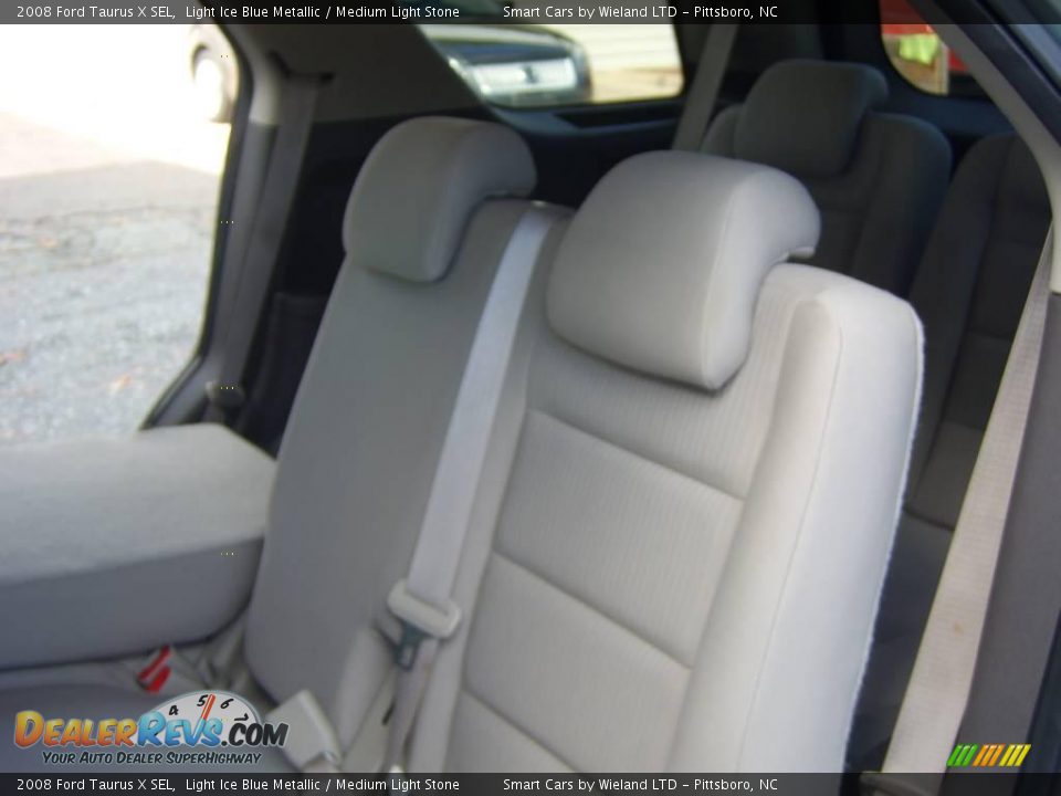 2008 Ford Taurus X SEL Light Ice Blue Metallic / Medium Light Stone Photo #15