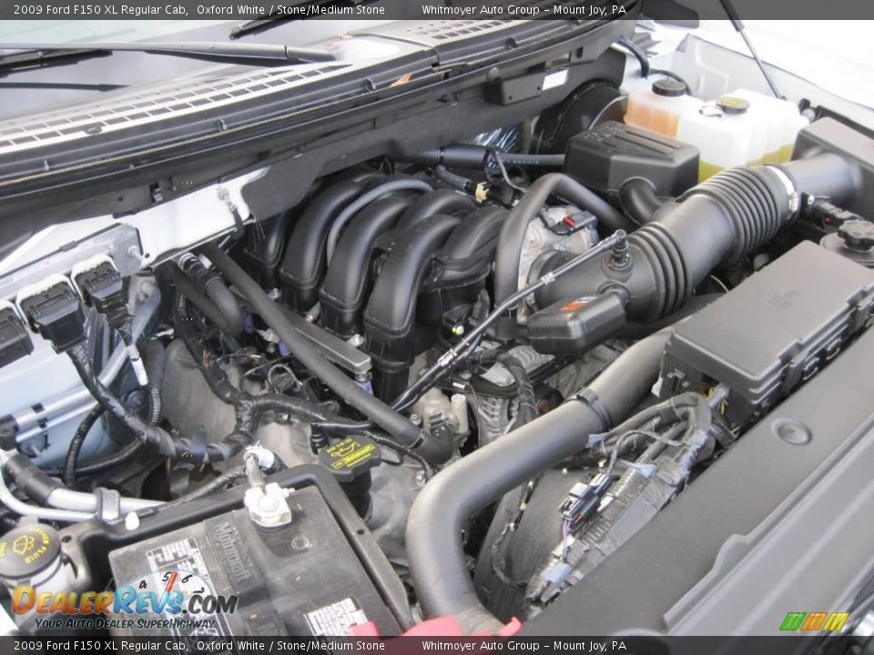 2009 Ford F150 XL Regular Cab Oxford White / Stone/Medium Stone Photo #10