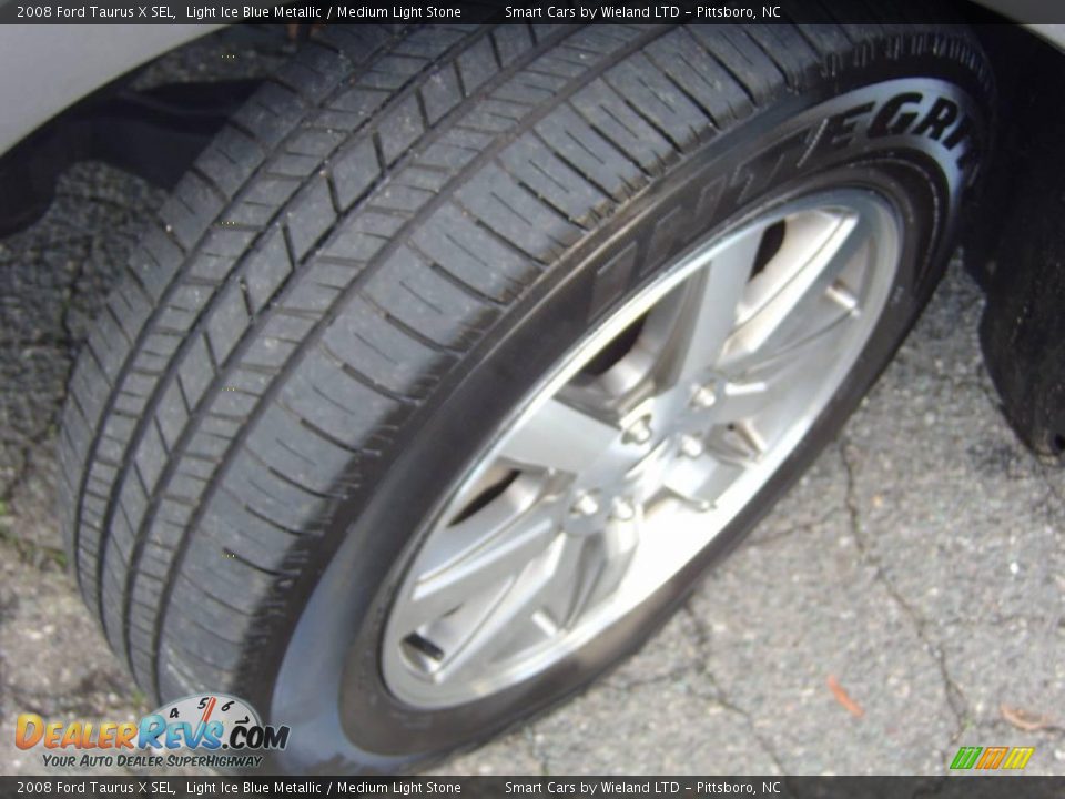 2008 Ford Taurus X SEL Light Ice Blue Metallic / Medium Light Stone Photo #24