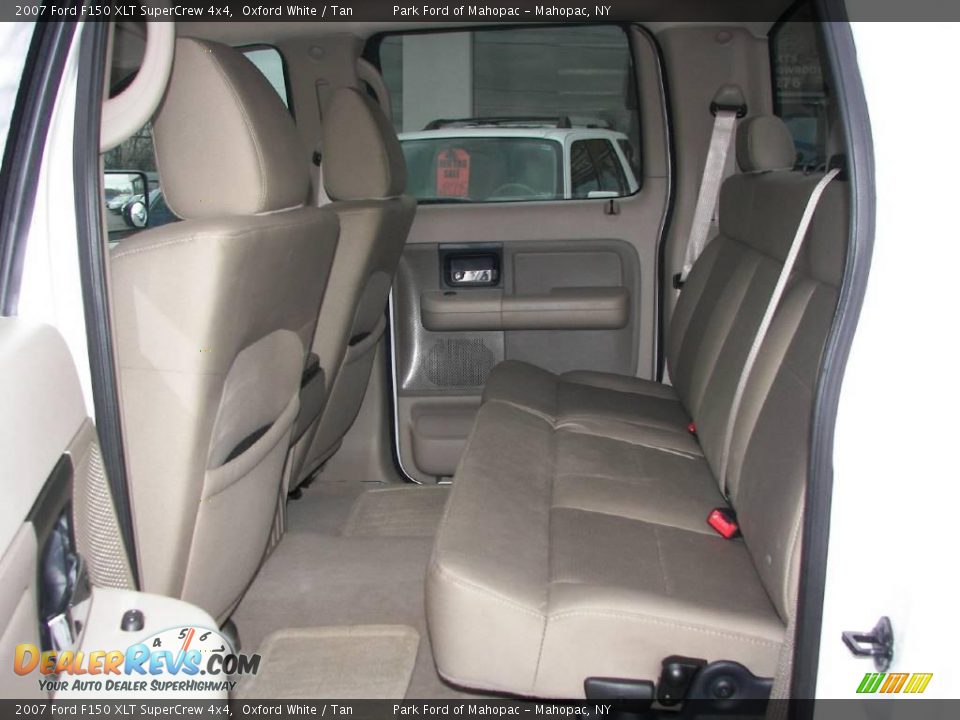 2007 Ford F150 XLT SuperCrew 4x4 Oxford White / Tan Photo #6