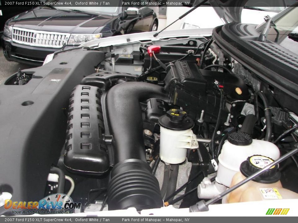 2007 Ford F150 XLT SuperCrew 4x4 Oxford White / Tan Photo #9