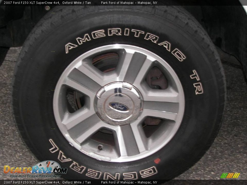 2007 Ford F150 XLT SuperCrew 4x4 Oxford White / Tan Photo #10