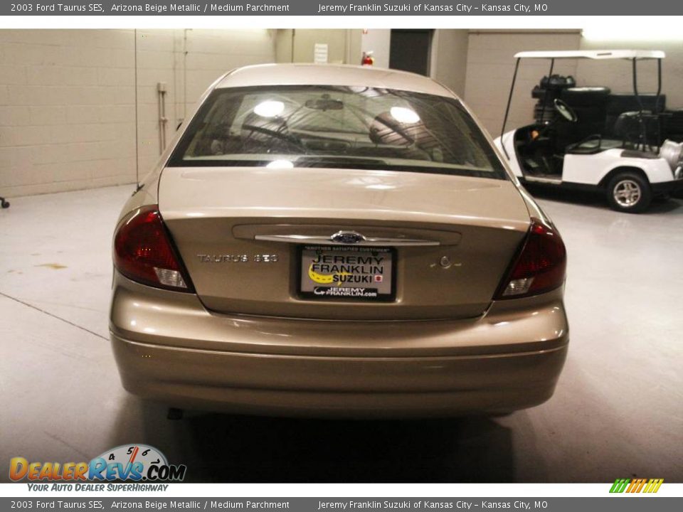 2003 Ford Taurus SES Arizona Beige Metallic / Medium Parchment Photo #5