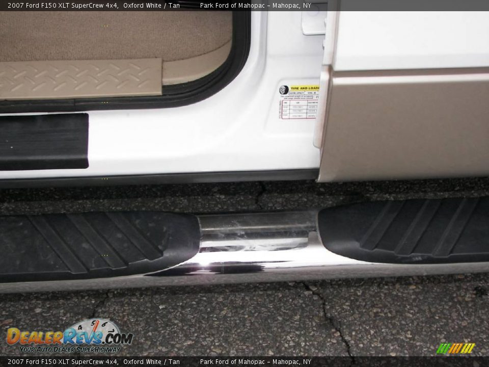 2007 Ford F150 XLT SuperCrew 4x4 Oxford White / Tan Photo #12