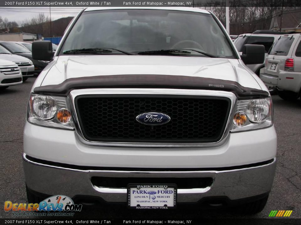 2007 Ford F150 XLT SuperCrew 4x4 Oxford White / Tan Photo #22