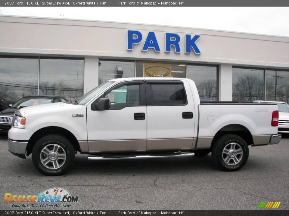 2007 Ford F150 XLT SuperCrew 4x4 Oxford White / Tan Photo #24