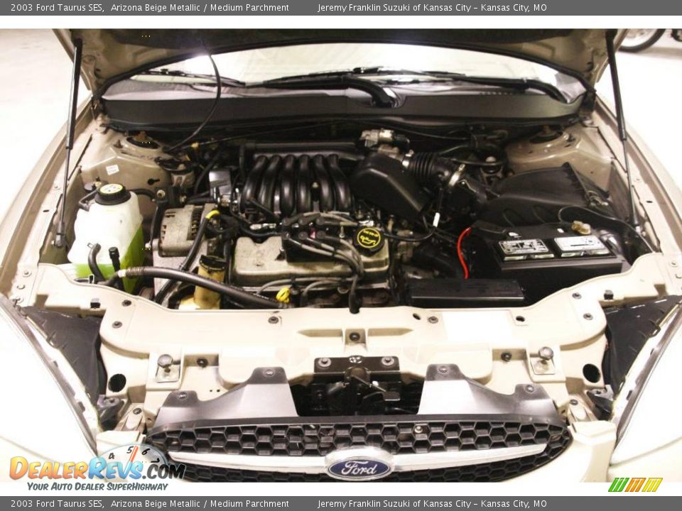 2003 Ford Taurus SES Arizona Beige Metallic / Medium Parchment Photo #24