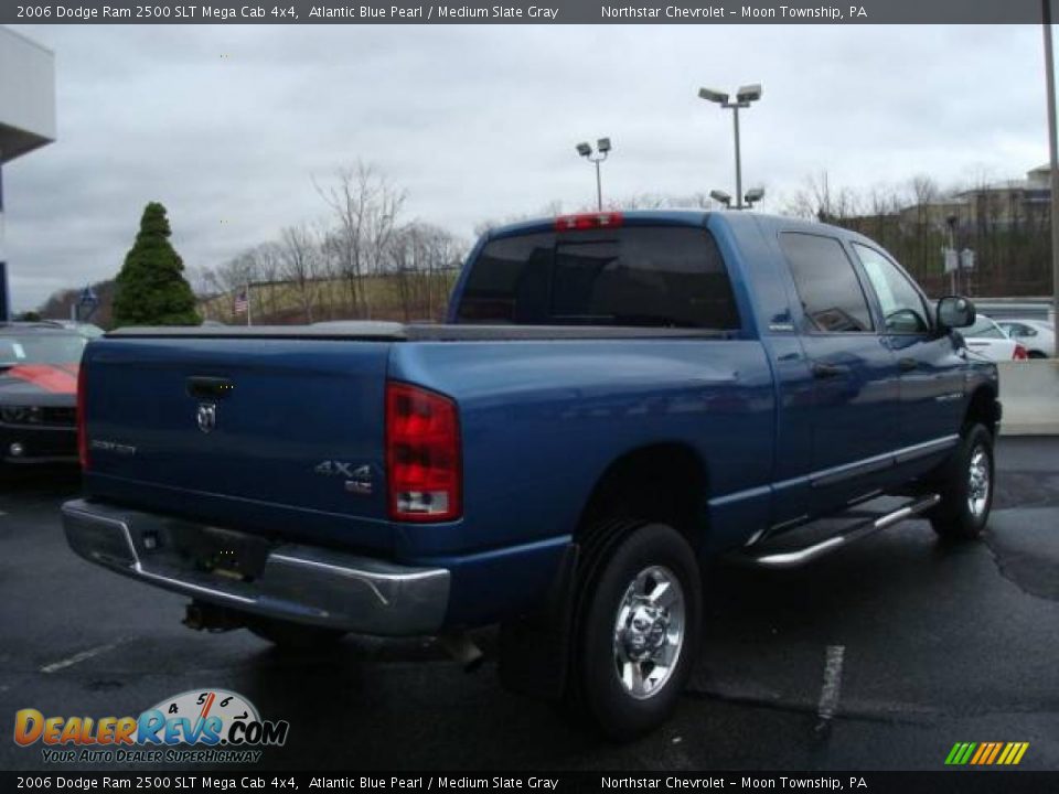 2006 Dodge Ram 2500 SLT Mega Cab 4x4 Atlantic Blue Pearl / Medium Slate Gray Photo #3