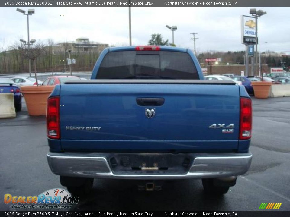 2006 Dodge Ram 2500 SLT Mega Cab 4x4 Atlantic Blue Pearl / Medium Slate Gray Photo #4