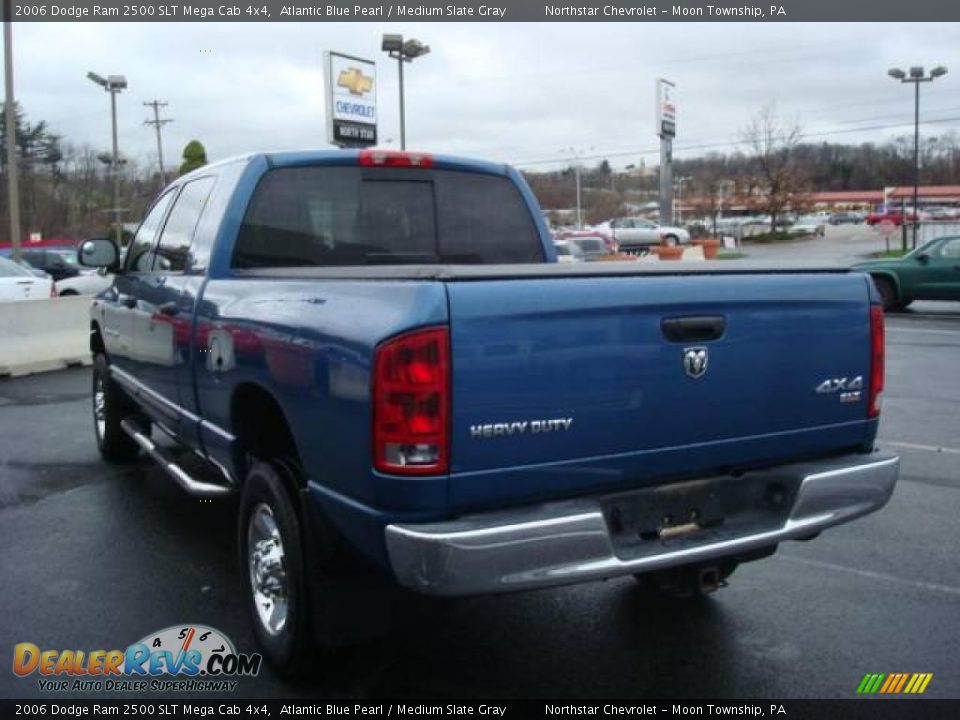 2006 Dodge Ram 2500 SLT Mega Cab 4x4 Atlantic Blue Pearl / Medium Slate Gray Photo #5