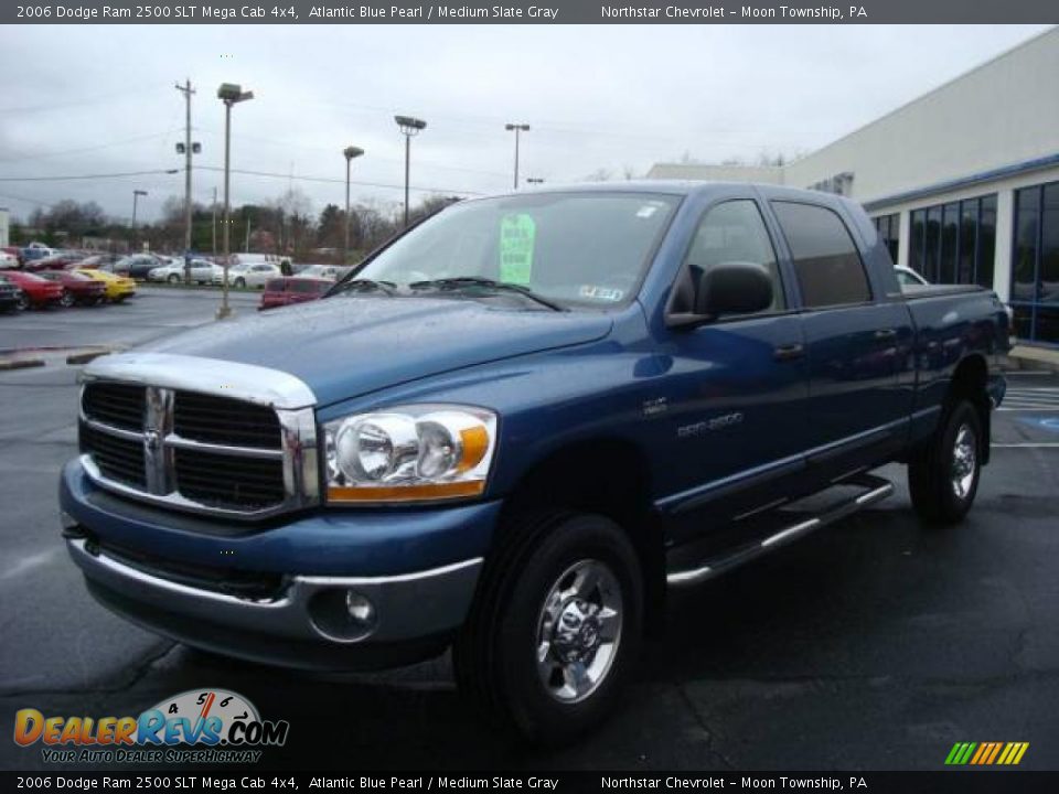 2006 Dodge Ram 2500 SLT Mega Cab 4x4 Atlantic Blue Pearl / Medium Slate Gray Photo #7