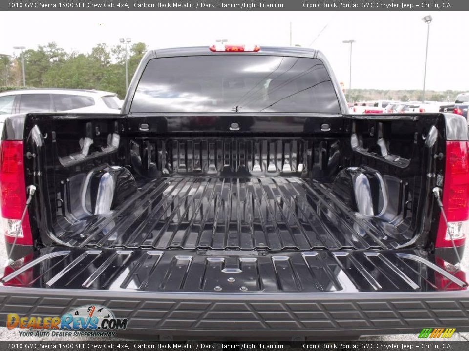 2010 GMC Sierra 1500 SLT Crew Cab 4x4 Carbon Black Metallic / Dark Titanium/Light Titanium Photo #15